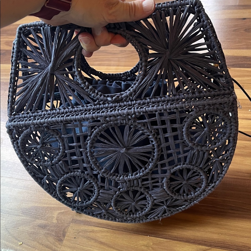 House of Harlow Woven Blue Bag - Picture 5 of 5